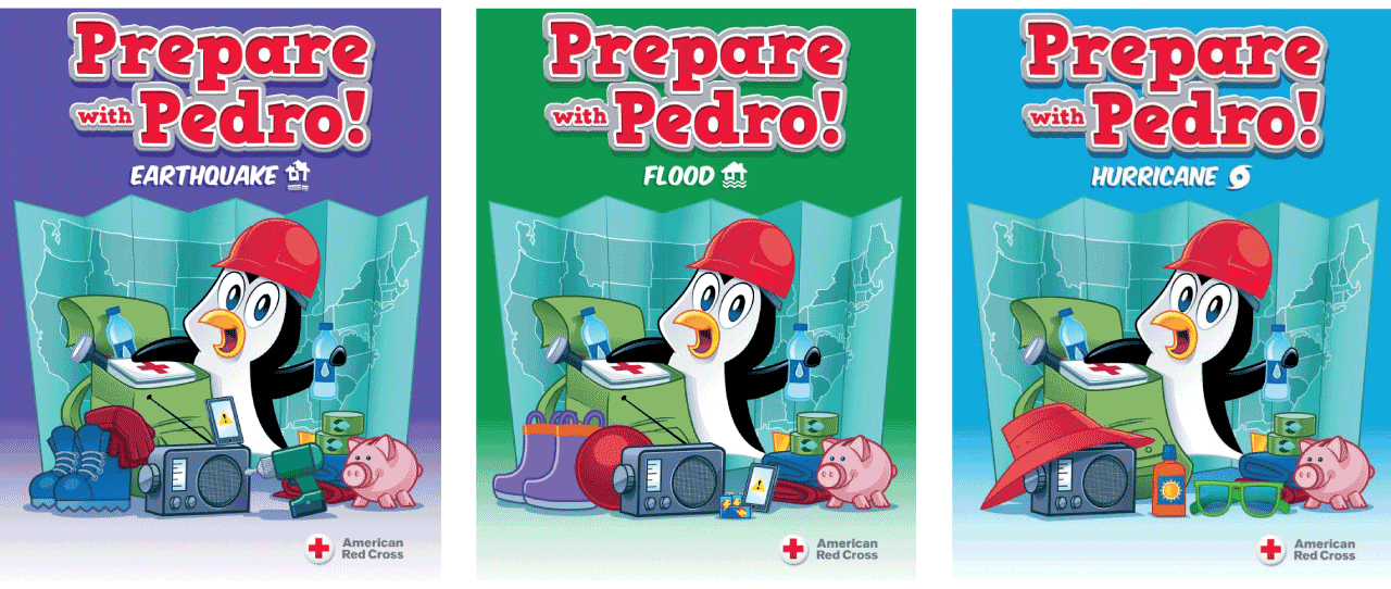 Prepare with Pedro books about different types of disasters