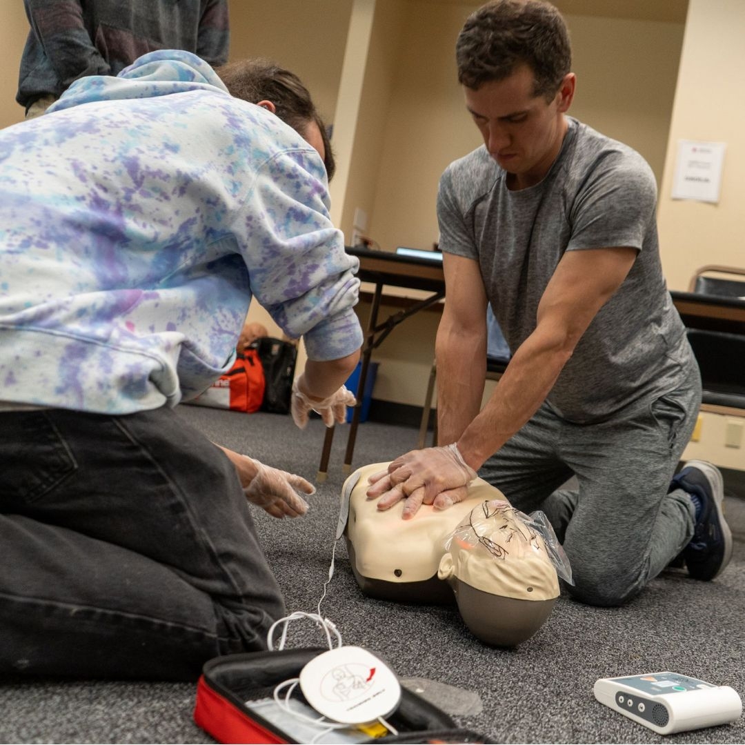 red crossers at cpr training