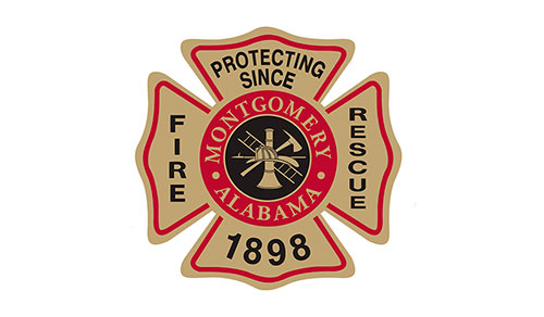 Montgomery Alabama fire department logo