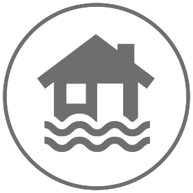 House flood icon